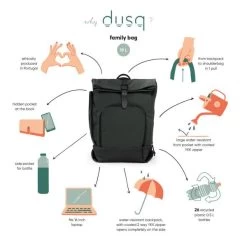 Dusq Leather Family Bag Luiertas Rugzak Night Black 11 Dusq Leather Family Bag Luiertas Rugzak Night Black -Babyparadijs dusq leather family bag luiertas rugzak 2 ea8f