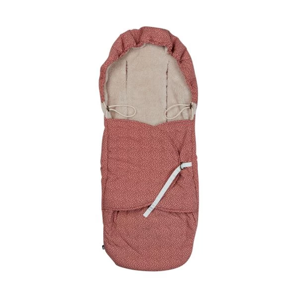 Mies & Co Cozy Dots Voetenzak Redwood 9-30 Mnd